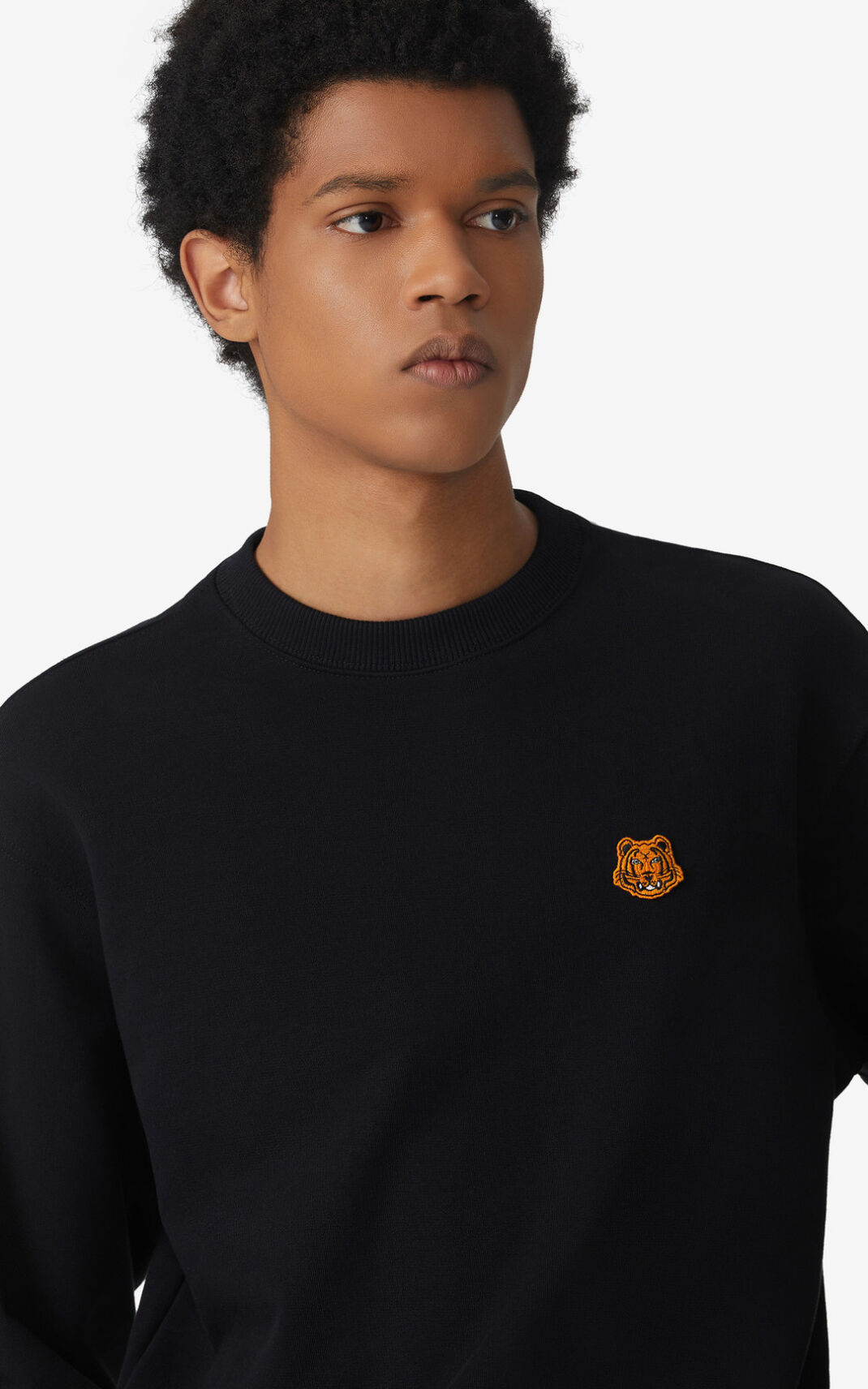 Kenzo Tiger Crest Moška Puloverji Črna SI-5798100